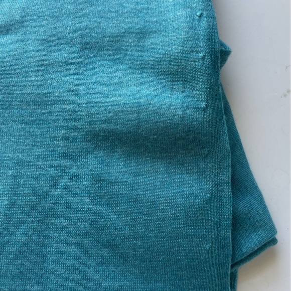 Eileen Fisher Teal Blouse - Picture 7 of 8
